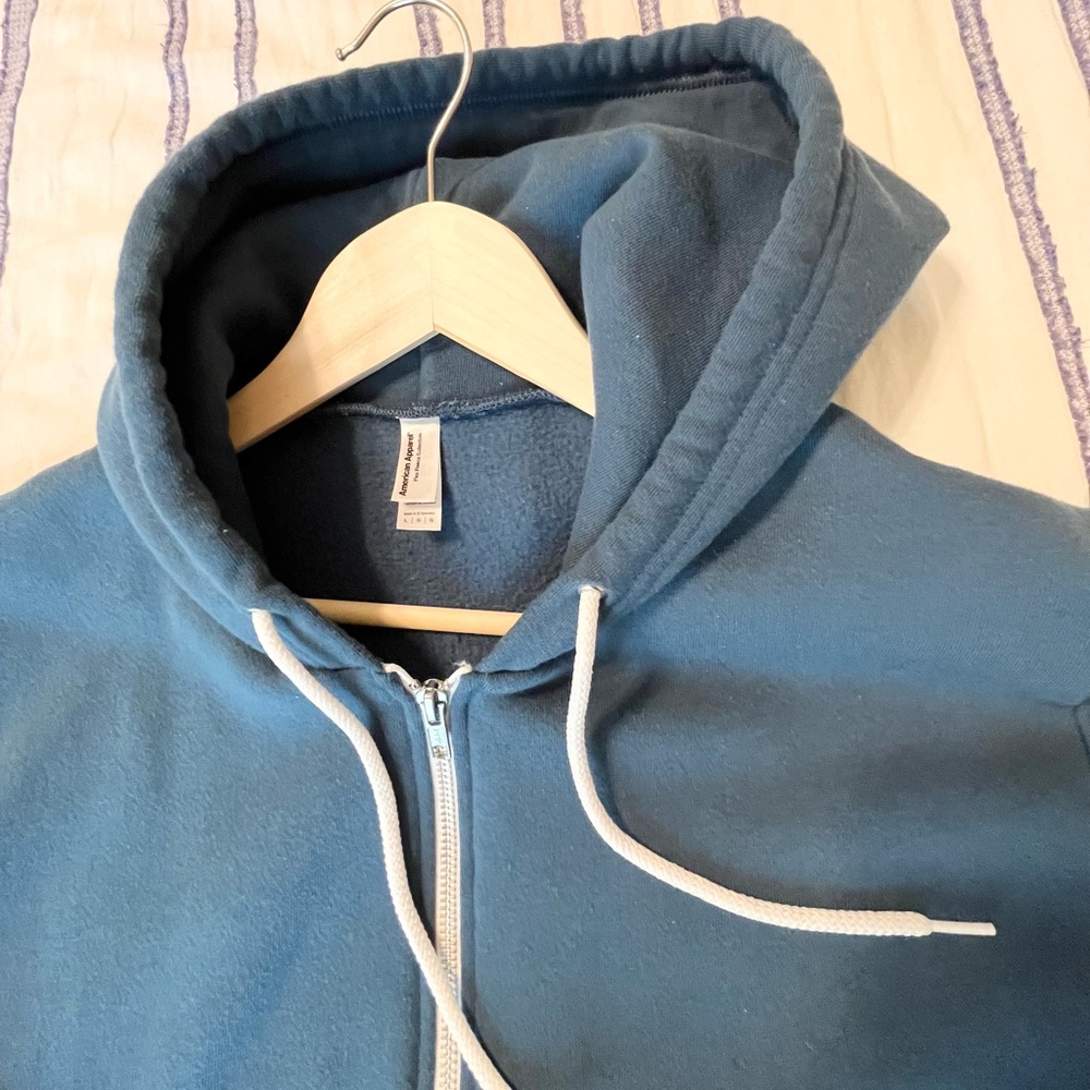 Classic Full-Zip Hoodie - Blue - Picture 5 of 8